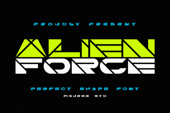 Alien Force Typeface: Bold Branding for Future-Forward Designs