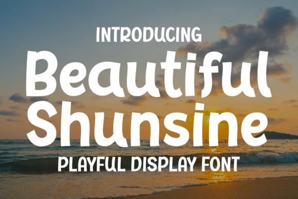 Beautiful Shunsine: The Display Font for Memorable Brands