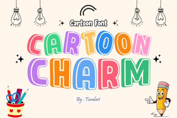 Cartooncharm Regular: A Playful Display Font for Crafters