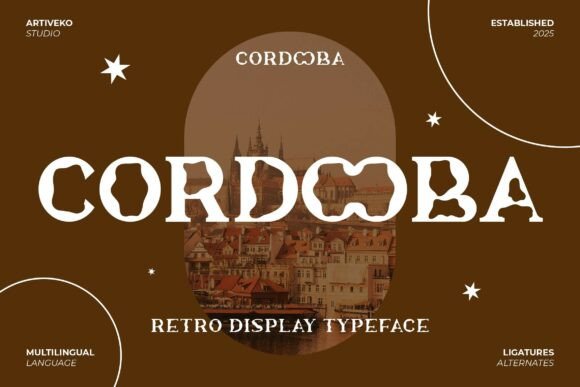 Cordooba: A Bold Display Font for Modern Makers