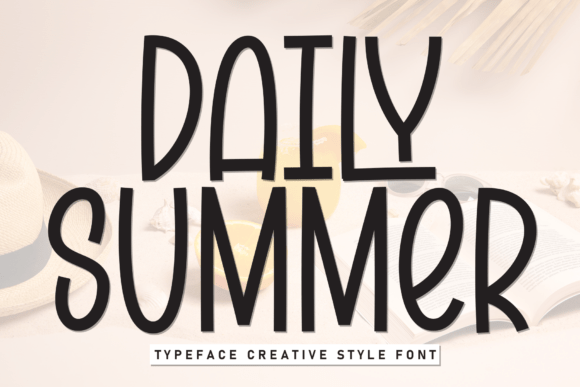 Daily Summer: A Neat Display Font for Modern Editorial Design