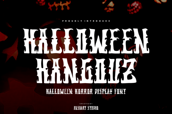 Designing Spooky Products with Halloween Hangouz Display Fonts