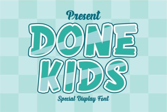 Donekids Regular: A Playful Display Font for Branding