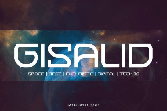 Gisalid: A Neat Display Font for Modern Makers