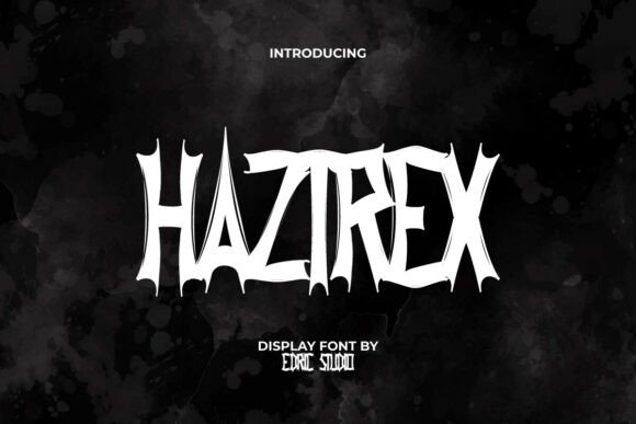 Haztrex: A Razor-Sharp Display Font for Bold Editorial Impact