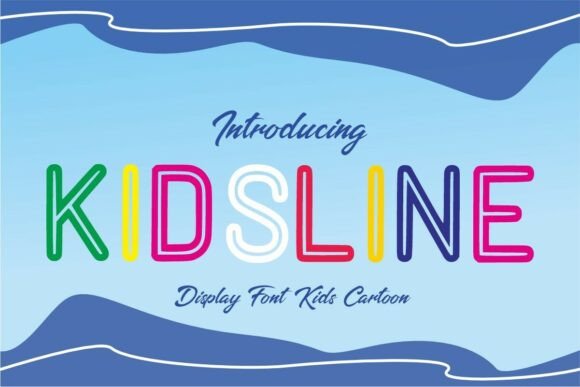 Kidsline Regular: A Playful Display Font for Branding