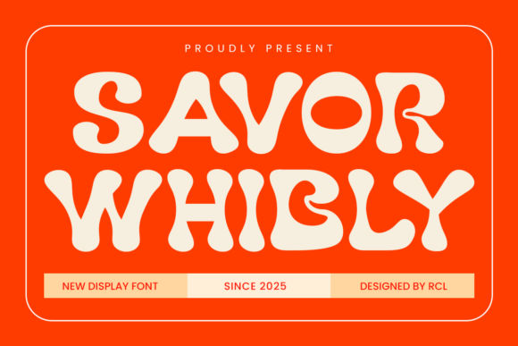 Savorwhibly: A Modern Display Font for Bold Web Headers