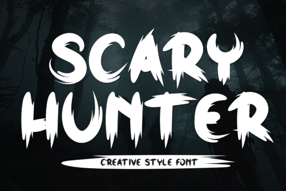 Scary Hunter Font Review for Spooky Maker Projects