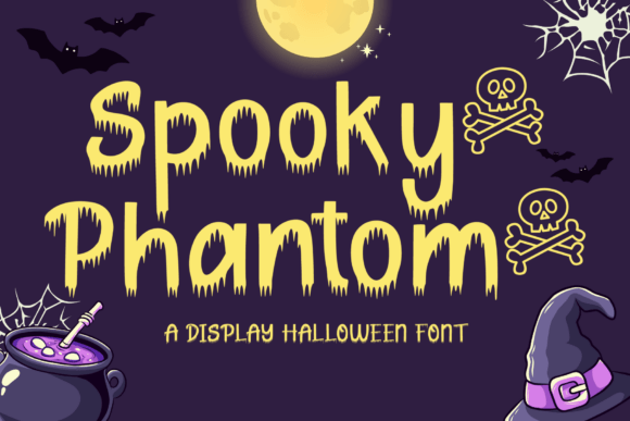 Spooky Phantom: The Ultimate Display Font for Halloween