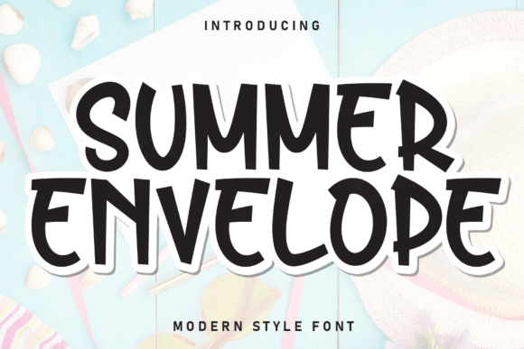Summer Envelope: A Neat Display Font for Editorial Design