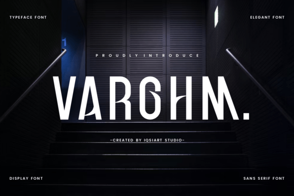 Varohm: The Modern Display Font for Bold Branding
