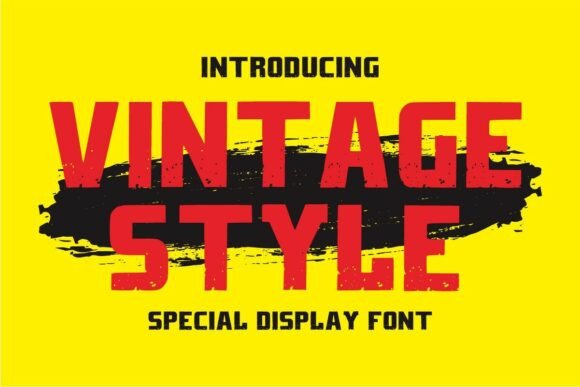 Vintage Style Font for Modern Web Design