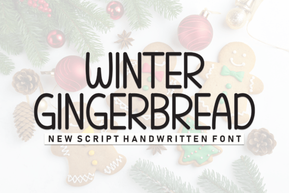 Winter Gingerbread: A Friendly Display Font for Editorial Design