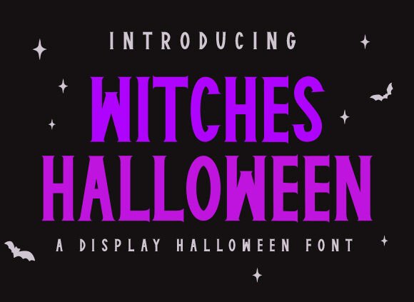 Witcheshalloween Typeface for Spooky Branding